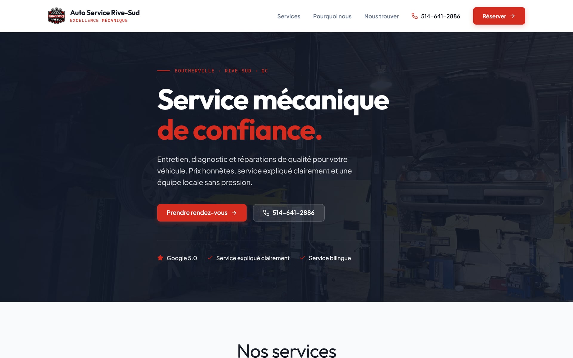 Todo Auto Service — Site d'entreprise & réservation