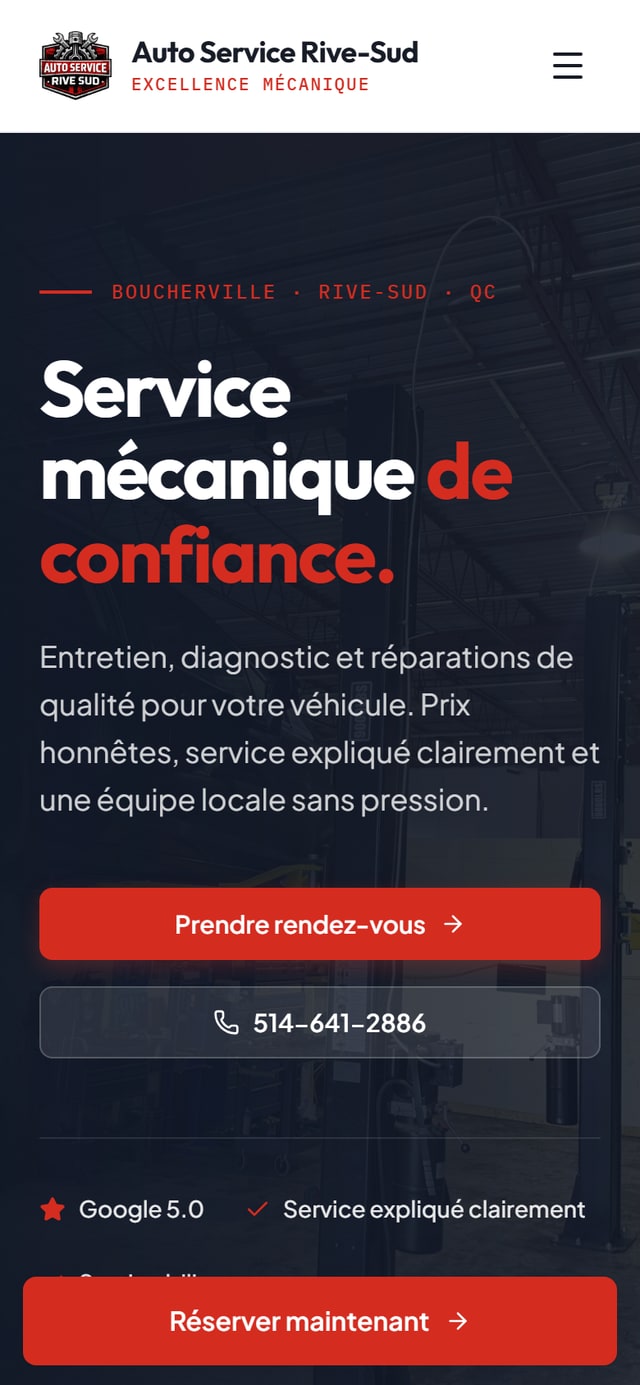Todo Auto Service — version mobile