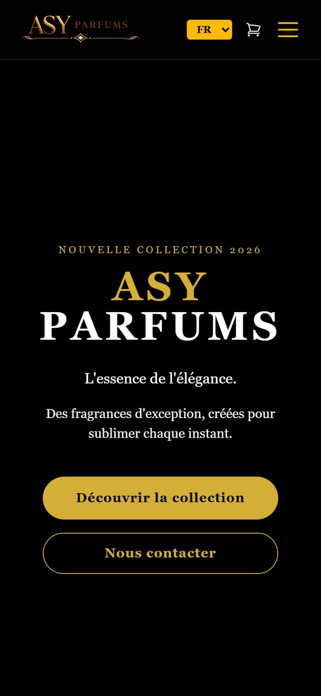 Asy Parfums — version mobile